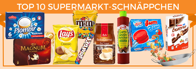 Top 10 Supermarkt-Schnäppchen der KW 32 - z.B. Plombir Eis für 1,99€
