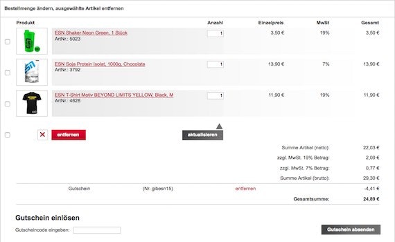 fitmart gutscheinaktion