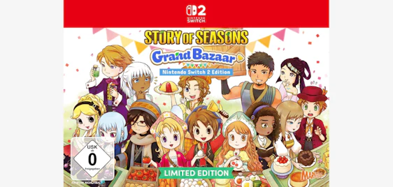 Farm-Spaß für die neue Konsole! 🚜 Story of Seasons: Grand Bazaar Limited Edition für nur 63€ 🍎