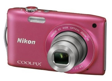 Nikon Coolpix S3300 Digitalkamera in pink für 44€