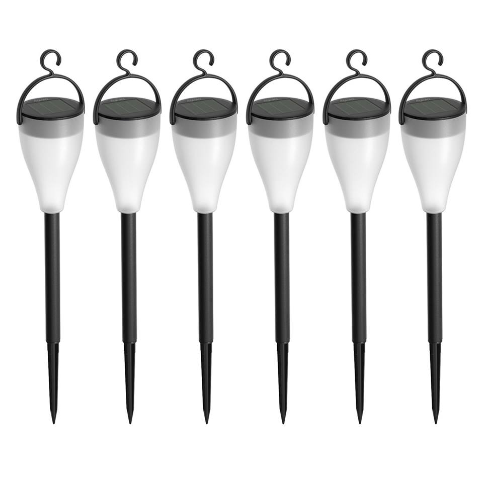 Aglaia wasserdichte Solar-Gartenlampe mit 7 Farben und 3 Beleuchtungsmodi für 17,49€ (sonst 24,99€)
