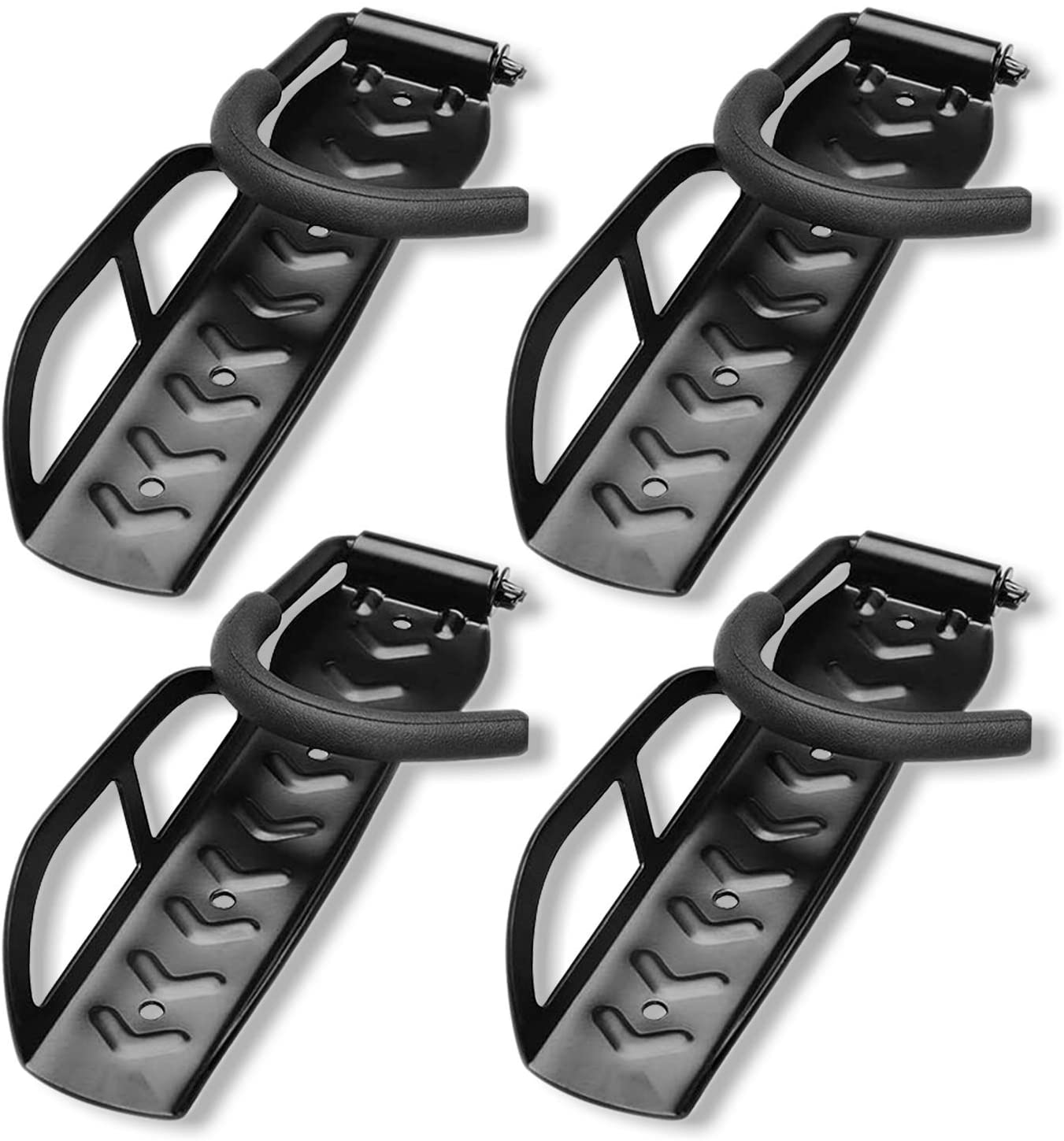 EINFEBEN Fahrradhalterung Wand 4 Stück, 260 x 95 x 118 mm, Schwarz, 0,55 kg / Stk