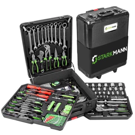 Starkmann Blackline 399tlg Werkzeug-Trolley Set für 89,99€
