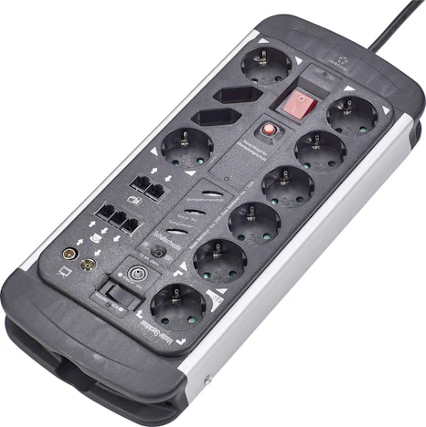Renkforce 1015A-CMB-SXMS für 25€ - 10-fach Steckdosenleiste für max. 1.750 Watt