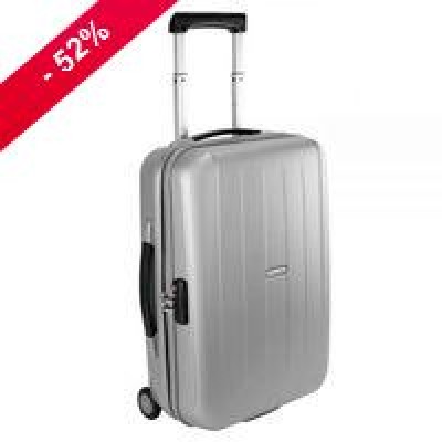 SAMSONITE Velocita Koffer Kabinen-Trolley, 2-Rollen 55cm silberfarben für 99€ (52% Rabatt)