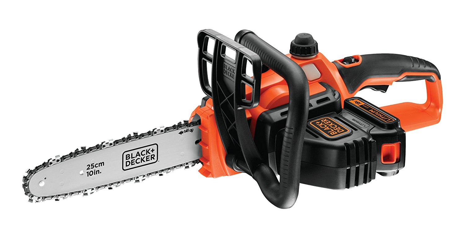 Vorbei! Black+Decker 18V 2.0Ah Li-Ion Akku-Kettensäge für nur 77,19 EUR inkl. VSK[Prime Only]