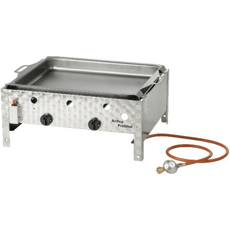 Activa 2-flammiger Gastrobräter mit emaillierter Pfanne mit 15% Ersparnis