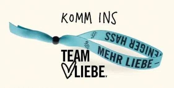 💕Mehr Liebe – weniger Hass Armband von Amnesty International, kostenfrei erhalten.💥