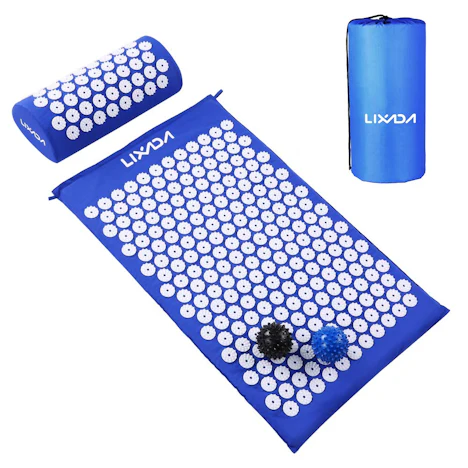 Akupressurmatte mit Kopfkissen und 2pcs Stachelig Massagebälle