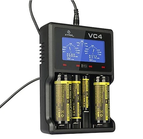 XTAR VC4 LCD Li-ion/Ni-MH USB Battery Charger ab 18.54€ (statt 35.45€)