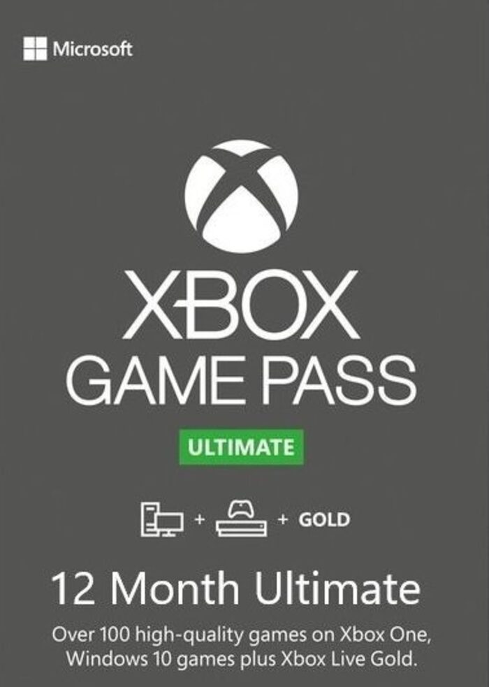 12 Monate Xbox Game Pass Ultimate für 88€ - Xbox One/ Windows 10, Xbox Live Key (Europa)