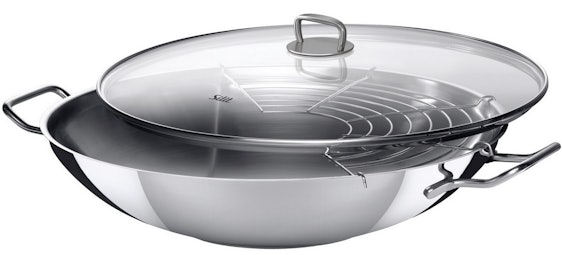 Silit Primo Wok für 36€ - 36cm Durchmesser, mit Glasdeckel