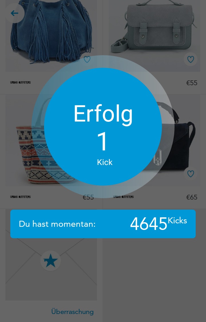 In der Shopkick App warten einige Ueberraschungen