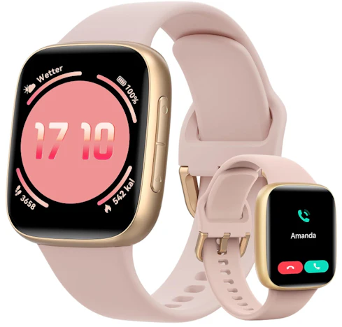 Smartwatch Damen mit Telefonfunktion/Whatsapp