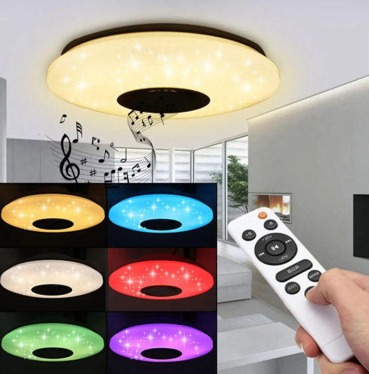 60W RGB LED Deckenleuchte mit APP-Steuerung inkl. Musik Funktion