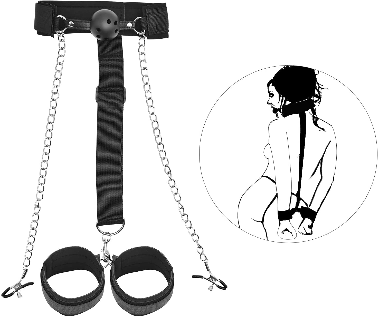 Fessel-Set für Bondage (50% Rabatt 6,99€ statt 13,99€)
