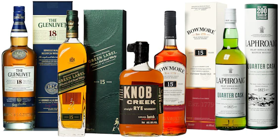 Viele günstige Whiskys in den Amazon Tagesangeboten - z. B. Bowmore Darkest 15 Jahre für 41€