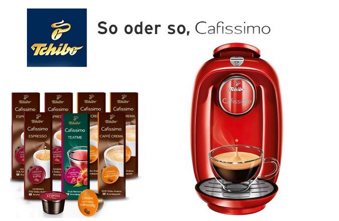 Tchibo Cafissimo PICCO inkl. 70 Kapseln mit 40 Monaten Garantie für 23€