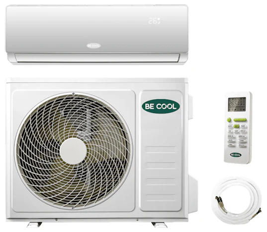 BeCool Split Klimaanlage für 334€ - mit 12.000 BTU & App-Steuerung, für Räume bis zu 42 m²