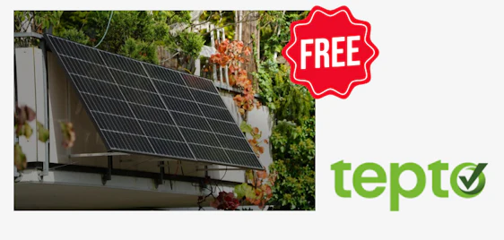 Gratis Balkonkraftwerk! ☀️ 1000W Balkonkraftwerk-Set von Tepto geschenkt
