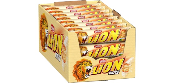 Nestlé Lion White 24er-Packung für 12€ - 24 x 42g Großpackung (Prime)