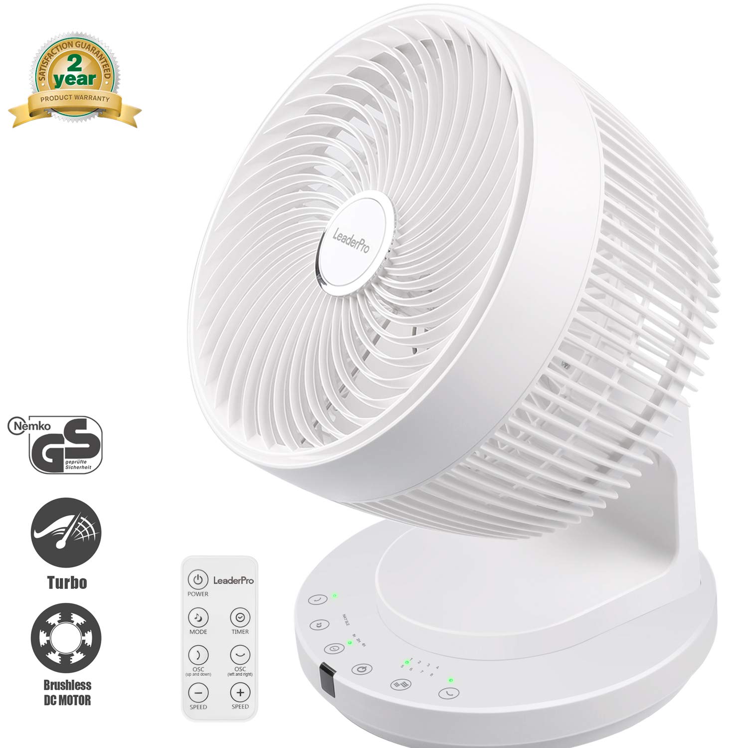 Ventilator DC Motor mit Fernbedienung Turbo und Leise Technologie