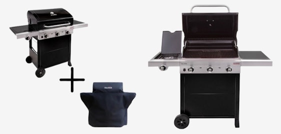 Char-Broil Performance 330 B für 290€ - Gas-Grillwagen mit 4 Brennern + Wetterschutzhaube