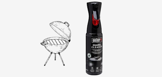 Weber Emaille-Reiniger für 8€ - Reinigung lackierter Oberflächen, 300 ml (Prime)