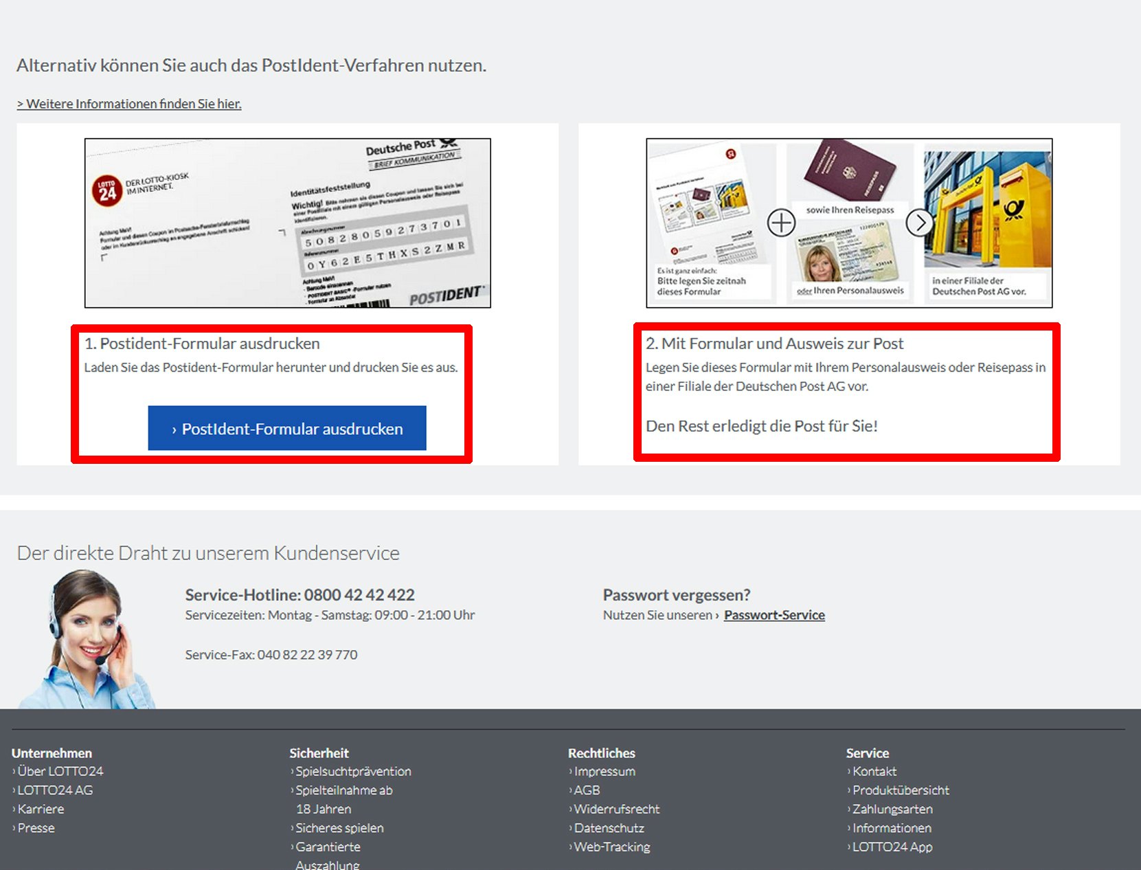 Altersverifikation durchführen