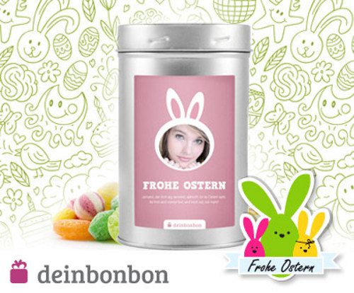 Personalisierbare Süßigkeiten zu Ostern: 12€ deinbonbon.de Gutschein