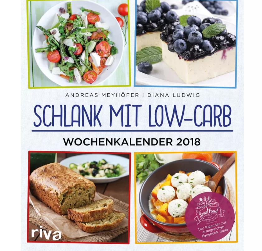 Schlank mit Low-Carb - Wochenkalender 2018 nur 3,39€ statt 16,99€