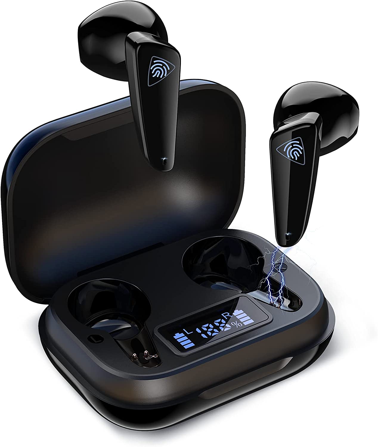 Babacom Bluetooth Kopfhörer in Ear, Super Leicht Tragbarer Kopfhörer Kabellos