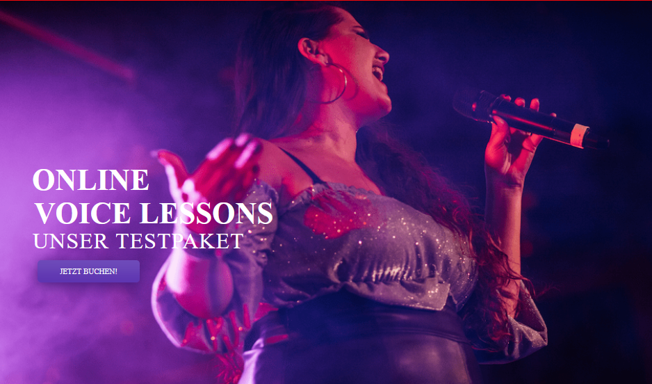 Online-Gesangsstunden zum Sonderpreis, mit dem CK Voice Academy Testpaket!