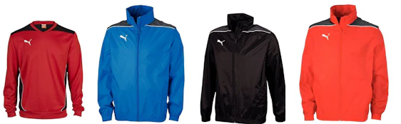 Puma Foundation Fleecejacke oder Regenjacke und für je 20€ - viele Größen vorhanden