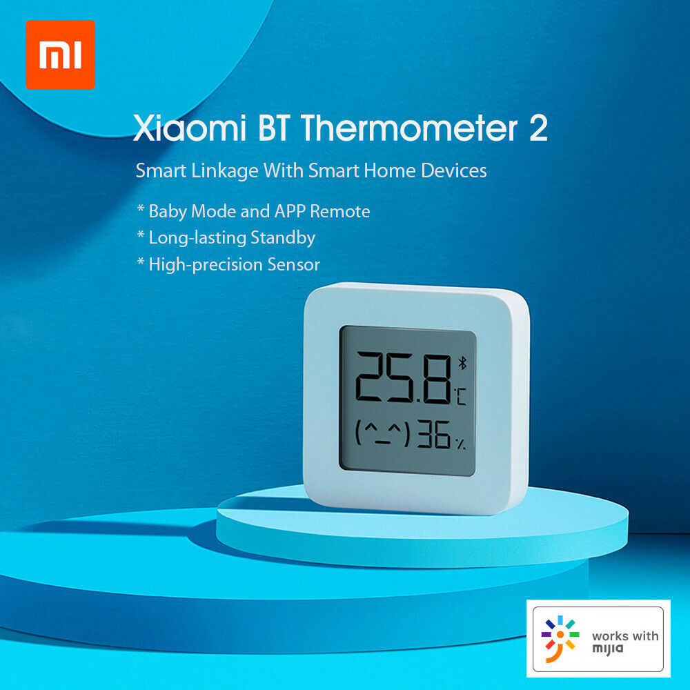 Xiaomi Bluetooth Thermometer 2 Smart Electric Hygrometer Feuchtigkeitssensor 