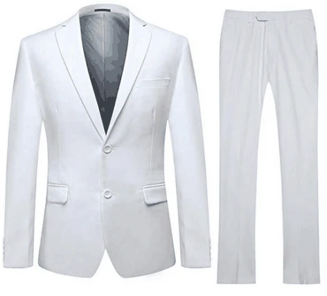 30% Rabatt auf Slim fit 2 Teilig Anzug Herren Hochzeit Business