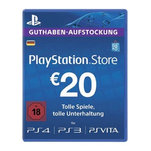 20€ Sony PlayStation Network Live Cards für 12€