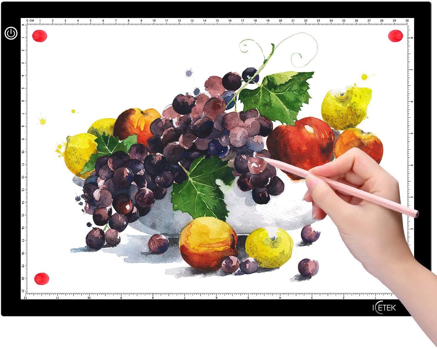 ICETEK LED leuchttisch A4 Zeichnen Leuchtpad für 8,39 €