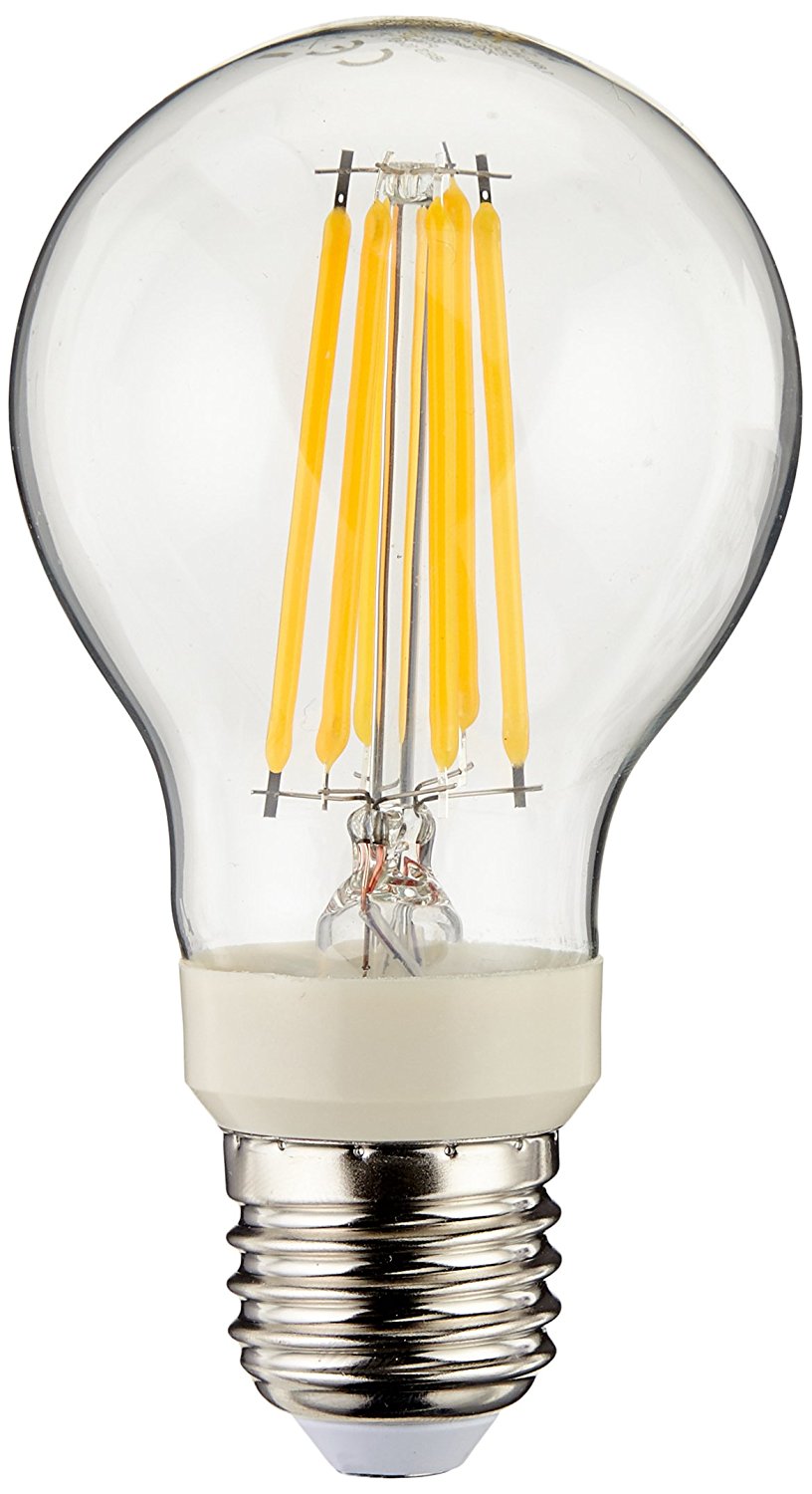 Amazon -  Philips Ledclassic Ssw 60W A60 E27 WW CL ND 1SRT4, Glas, 7.5 W, Transparent, 6 x 6 x 11.2 cm, 4 Einheiten [Energieklasse A+] 16,80 Euro