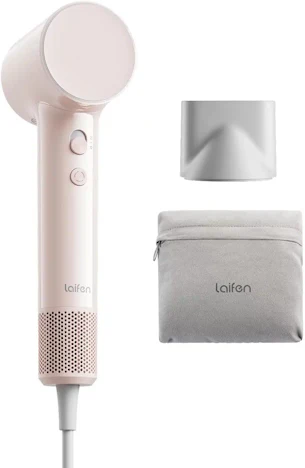 Laifen Air Haartrockner (Pastellrosa) mit Glättungsdüse