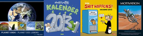 Kalender für das Jahr 2013 bis zu 40% reduziert