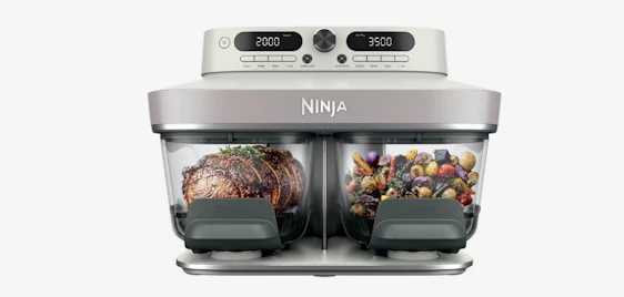 Perfekt für das doppelte Heißluftfrittieren mit Glasbehältern! 🍳 Ninja CRISPi DualZone Glas-AirFryer für 280€ 🍟