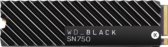 Western Digital Black SN750 SSD (mit Heatsink) für 70€ oder 170€ – mit 500GB, 3.400MB/s Lesen & 2.900 MB/s Schreiben