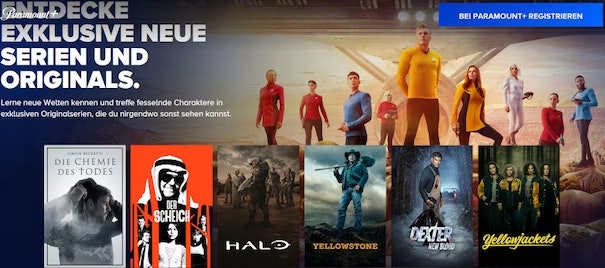 Paramount+ 30 Tage kostenlos