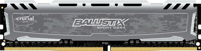 Crucial Ballistix Sport LT 4GB für 13€ - DDR4-2400 CL16 Arbeitsspeicher