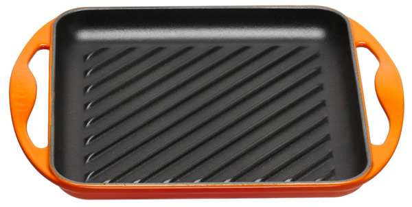 Le Creuset Grillplatte 24x24cm für 54€ - Grillpfanne aus Gusseisen