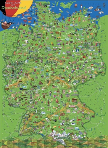 NEU - Freizeitkarte Deutschland 2014 - für Kinder &amp; Erwachsene / 9,97 (statt 49,99 Euro) bei amazon.de 80% billiger!