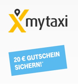 20€ Guthaben für Neukunden bei mytaxi