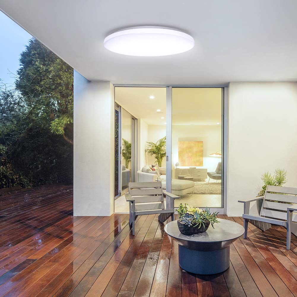 LED Deckenleuchte mit 20W IP54 1800LM 6000-6500K natureweiss 