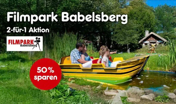 Netto Vorteilswelt: Filmpark Babelsberg - 2 Tickets zum Preis von 1